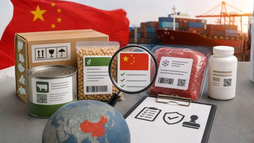 Как подготовить этикетку продукта для экспорта в Китай
