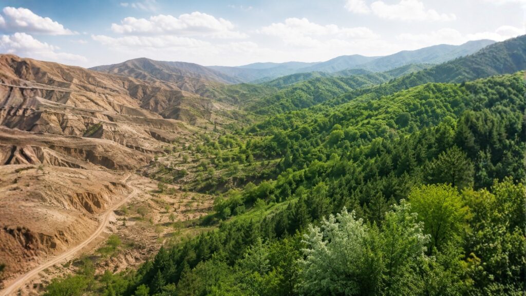 Лесопосадки в Китае изменяют климат